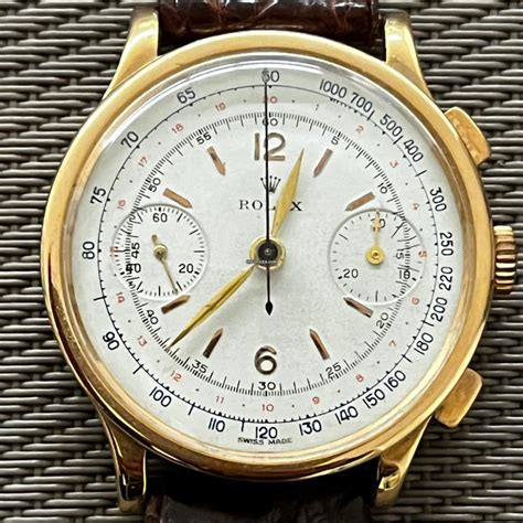 rolex cronografo vintage tutto oro|used rolex chronograph for sale.